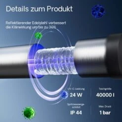 Sterilizzatore UV A Acqua Per Laghetto SunSun CUV-724 Con Lampada 24W -Giardino di Lusso 3879518 4