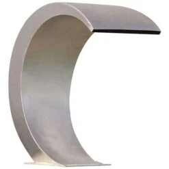 Ubbink Cascata MAMBA Mezzaluna Per Piscina - Cascata Mamba Mezzaluna Per Piscina Inox 316l Senza Illuminazione - 30x32xh54 Cm