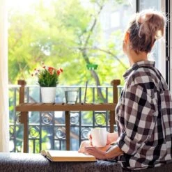 Relaxdays Tavolino Pieghevole Per Balcone, Da Appendere, Regolabile In Altezza, Salvaspazio, HxL 60x45 Cm, Marrone Scuro -Giardino di Lusso 40317372 3