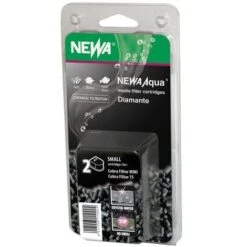 2 CARTUCCE FILTRANTI NEWAQUA MEDIA FILTER DIAMANTE-CARBONE RICAMBIO COBRA 75