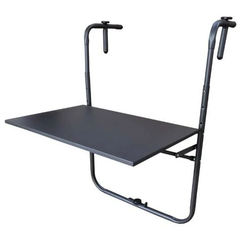 Tavolino Da Balcone 60x40 Antracite 3 Tavolino Da Balcone 60x40 Antracite