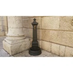 Fontana A Colonna In Ghisa Mod. Milano H 100 Cm Da Giardino Piazza Parco Comune Senza Rubinetto -Giardino di Lusso 44407355 3