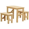 Tavolo Con 2 Sedie Per Bambini In Legno- Gruppo Tavolo Con Panche L60xL36xA51 Cm - Timbela M014 -Giardino di Lusso 45806037 1