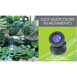 Faretto Per Laghetto Con Sensore Di Accensione Sommergibili Led 1000 -Giardino di Lusso 4628931 2