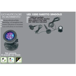 Faretto Per Laghetto Con Sensore Di Accensione Sommergibili Led 1000 -Giardino di Lusso 4628931 3