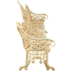 Panchina Da Esterno 180x100x65 Cm Panchina In Ghisa Panchina Da Giardino In Fusione Di Ghisa Panca Da Esterno Anticata -Giardino di Lusso 48524509 5