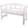 SenS-Line Friesen Panca Da Giardino - Legno - Bianco 2 SenS-Line Friesen Panca Da Giardino - Legno - Bianco -Giardino di Lusso 50254420 1