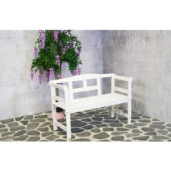 SenS-Line Friesen Panca Da Giardino - Legno - Bianco -Giardino di Lusso 50254420 3