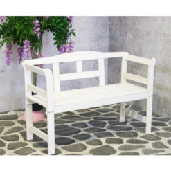 SenS-Line Friesen Panca Da Giardino - Legno - Bianco -Giardino di Lusso 50254420 4