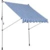 Outsunny Tenda Da Sole Da Esterno A Rullo Con Manovella, Altezza E Angolazione Regolabile, 200x150cm