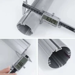 BAMNY Tenda Da Sole, Tenda Da Sole A Caduta Con Bracci, Tendalino A Scomparsa, Realizzato In Metallo E Poliestere, Resistente Ai Raggi UV E Impermeabile, Per Cortile, Ristorante, 250 X 200cm (Beige) -Giardino di Lusso 50608158 3