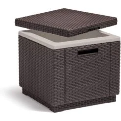 Allibert 201310 Ice Cube, Sgabello Frigorifero In Plastica, Colore: Marrone -Giardino di Lusso 51030897 3