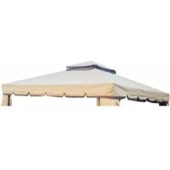 Telo Di Ricambio Per Gazebo Roma 3x4 Metri Colore Ecru Solo Tettuccio