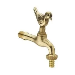 Rubinetto Da Giardino Decorativo Con Motivo A Occhio Di Uccello M1/2-M3/4 IDROSFER - NEGRI S.R.L