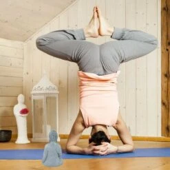 Relaxdays Statua Buddha Seduto 18 Cm, Per Soggiorno E Bagno, Resistente All’Umidità, In Pietra Artificiale, Grigio -Giardino di Lusso 51972983 3