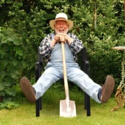 Relaxdays Sedia Da Giardino, Sediolina Con Braccioli, Acciaio, Design Moderno E Comodo, HLP 82 X 60 X 48,5 Cm, Nero -Giardino di Lusso 51976719 5