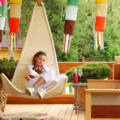 Relaxdays Tavolino Pieghevole, Legno, Giardino, Campeggio, Terrazzo, Apri&Chiudi, Salvaspazio, HLP: 50x50x50 Cm, Marrone -Giardino di Lusso 51982617 5