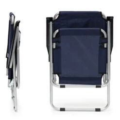 Relaxdays Sedia Da Campeggio Pieghevole, HLP: 92 X 55 X 75 Cm, Da Pesca, Viaggio, Da Giardino E Balcone, Blu Scuro -Giardino di Lusso 52399096 2