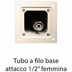 Fontana Rettangolare Completa Di Impianto E Rubinetto H82 Cm Colore Ruggine Made In Italy -Giardino di Lusso 53510543 3