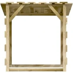 Pergola Con Tetto 100x90x100 Cm In Legno Di Pino Impregnato VidaXL -Giardino di Lusso 53568975 4