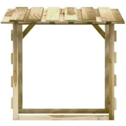 Pergola Con Tetto 100x90x100 Cm In Legno Di Pino Impregnato VidaXL -Giardino di Lusso 53568975 5