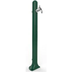 FONTANA TRADIZIONALE CON RUBINETTO PORTAGOMMA - VERDE SCURO