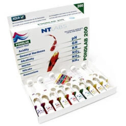 Kit Multi Test NTLabs Pond 200 Pezzi Per L'acqua Di Stagni E Acquari