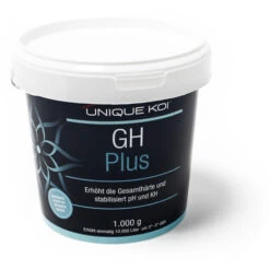 GH Plus Unique Koi 1000 G Per Stabilizzare La Durezza Totale Dell'acqua Del Laghetto
