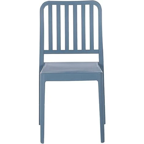 Set Di 2 Sedie In Plastica Resistente Alle Intemperie Blu Sersale 7 Set Di 2 Sedie In Plastica Resistente Alle Intemperie Blu Sersale - immagine 5