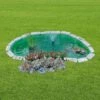 Laghetto Da Giardino Verde Litri 270 Dimensioni 185x115xh36 Cm