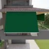 Tenda Da Sole A Caduta Con Bracci 250cm Telo Impermeabile Verde Golisa -Giardino di Lusso 55904681 1