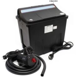 Filtro Bio A Pressione SunSun CBF-200T Completo Con Chiarificatore UVC 9 W E Pompa 2.300 L/h Da 35 W