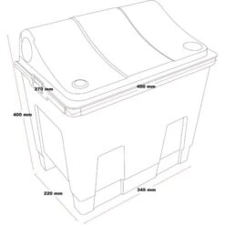 Filtro Bio A Pressione SunSun CBF-200T Completo Con Chiarificatore UVC 9 W E Pompa 2.300 L/h Da 35 W -Giardino di Lusso 5604168 5