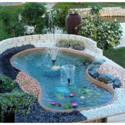 Laghetto Da Giardino In Vetroresina Modello Laguna Cm 350x220xh 60 -Giardino di Lusso 56074885 4