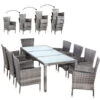 Set Tavolo E Sedie Da Giardino 8 Sedie Impilabili Tavolo 190x90cm Arredo Esterno -Giardino di Lusso 56113320 1
