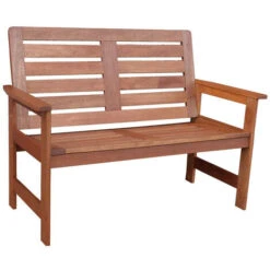 Panchina Da Giardino SenS-Line Vera - Legno Duro Meranti