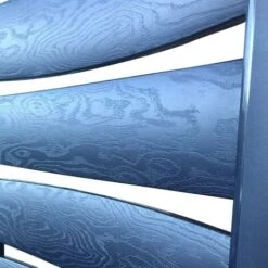 Sedia Pieghevole Esterno Poltrona Giardino Campeggio Reclinabile 5 Posizioni Blu -Giardino di Lusso 56397103 3