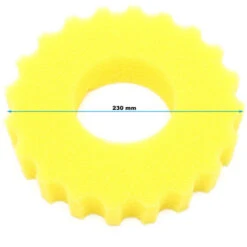 Pezzo Di Ricambio: Spugna Gialla Per Filtri A Pressione Per Stagni SunSun CPF-2500 -Giardino di Lusso 5706058 2