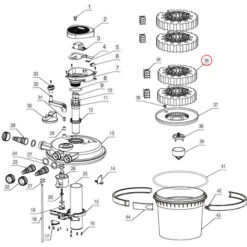 Pezzo Di Ricambio: Spugna Gialla Per Filtri A Pressione Per Stagni SunSun CPF-2500 -Giardino di Lusso 5706058 3