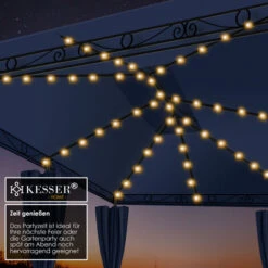 KESSER® - Padiglione 3x4m Comprese Pareti Laterali Con Cerniere, Tendone Per Feste Quadrato Tenda Per Feste Tenda Da Giardino Gazebo Tenda Da Giardino Di Lusso Padiglione Da Giardino Navyblau (de) -Giardino di Lusso 57143770 4