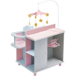 Guardaroba Mobili Per Bambole In Legno Giochi Bimba Olivia's World TD-0203AG