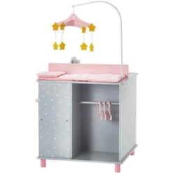 Guardaroba Mobili Per Bambole In Legno Giochi Bimba Olivia's World TD-0203AG -Giardino di Lusso 57162256 5