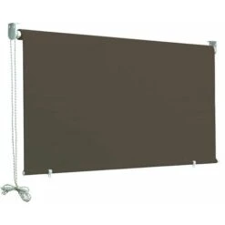 GARDEN FRIEND - TENDA DA SOLE A CADUTA 250 X 150 CM. COLORE MARRONE T1699036