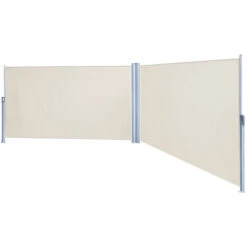 Randaco Tenda Da Sole Da Tenda Da Sole Laterale Da Parete Da Parete 160x600 Cm Garden Privacy Screen Beige