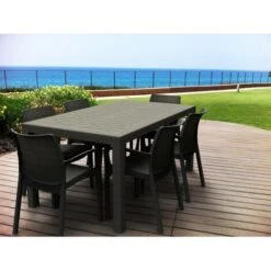 Keter Tavolo Symphony Estensibile Antracite -Giardino di Lusso 57792819 5