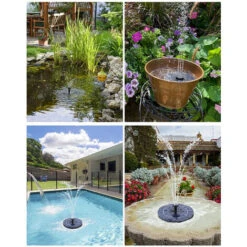 Fontana Solare Da Giardino Pompa Galleggiante Decorativa Per Laghetto Stagno -Giardino di Lusso 57911379 4