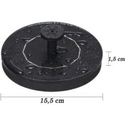 Fontana Solare Da Giardino Pompa Galleggiante Decorativa Per Laghetto Stagno -Giardino di Lusso 57911379 5