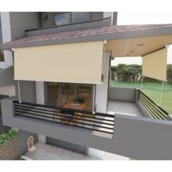 Tenda Da Sole A Caduta Con Bracci Per Balcone Terrazzo Finestra 250cm Beige Golisa -Giardino di Lusso 58125629 5