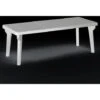 TAVOLO BERGEN BICA IN POLIPROPILENE ALLUNGABILE COLORE BIANCO -Giardino di Lusso 58229657 1