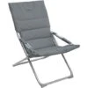 SEDIA RELAX MILOS 3 POSIZIONI L62XP89XH93 CM Colore Grigio -Giardino di Lusso 58596451 1